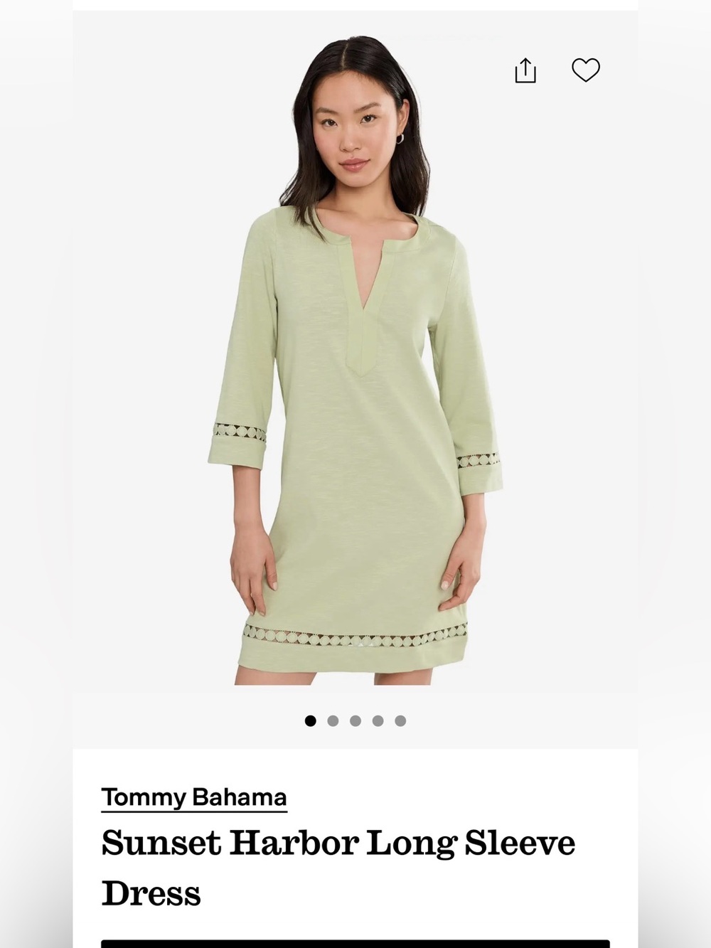 Tommy Bahama Sunset Harbor Long Sleeve
Dress